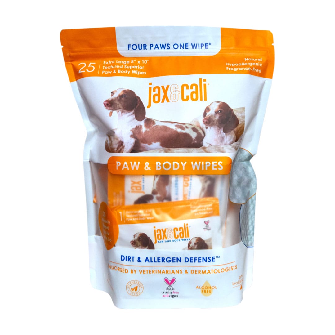 Jax & Cali Paw and Body Wipes (25 Individual Pack)